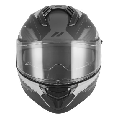 přilba N304-S REVO, NOX (černá matná, stříbrná) 2026