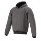 bunda AGELESS HOODIE, ALPINESTARS (žíhaná šedá) 2025