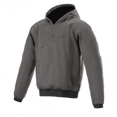 bunda AGELESS HOODIE, ALPINESTARS (žíhaná šedá) 2025