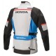 bunda ANDES DRYSTAR HONDA kolekce, TECH-AIR 5 kompatibilní, ALPINESTARS (světle šedá/černá/modrá/červená) 2025