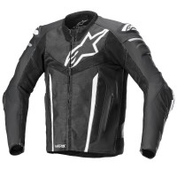 bunda FUSION, ALPINESTARS (černá/bílá/metalická šedá)
