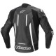 bunda FUSION, ALPINESTARS (černá/bílá/metalická šedá)