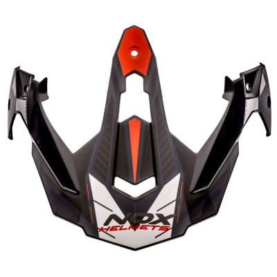 kšilt pro přilby N312 TRACK, NOX (modrá,červená)