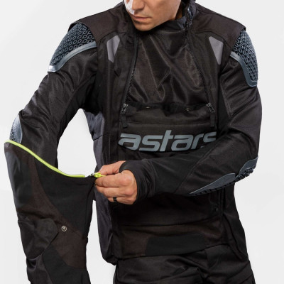 bunda HALO DRYSTAR, ALPINESTARS (khaki/béžová/žlutá fluo) 2025