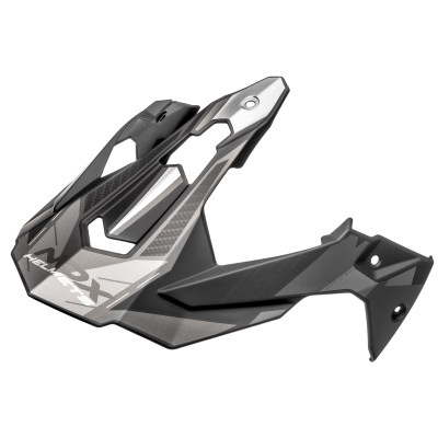 kšilt pro přilby N312 TRACK, NOX (černá matná,stříbrná)