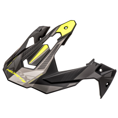kšilt pro přilby N312 TRACK, NOX (černá matná,žlutá fluo)