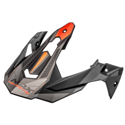 kšilt pro přilby N312 TRACK, NOX (černá matná,červená)