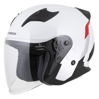 přilba Reflex 2.0 Safety, CASSIDA (bílá/červená/šedá/stříbrná reflexní) 2026