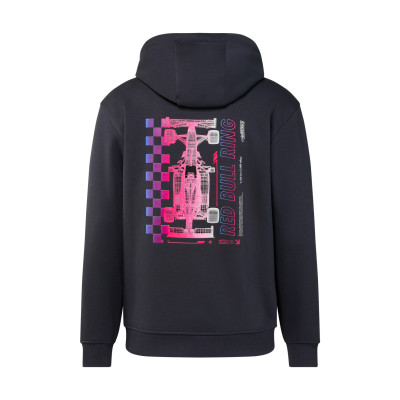 mikina PIT STOP , RED BULL RING unisex (tmavě modrá)