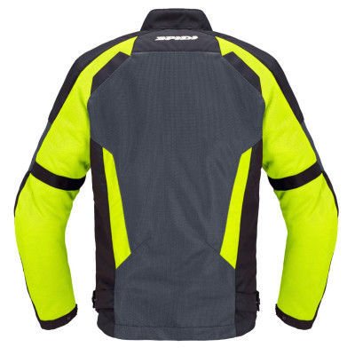 bunda TEK NET, SPIDI (černá/šedá/žlutá fluo)