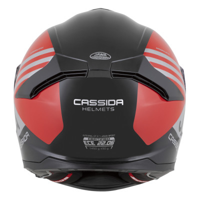 přilba Integral GT 2.1 Jawa Sport, CASSIDA (černá/červená perleť/stříbrná)