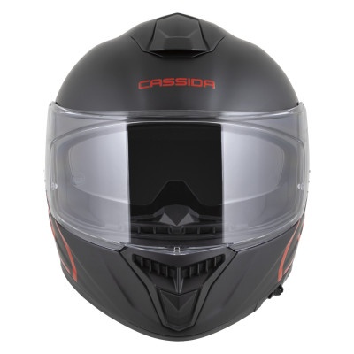 přilba Integral GT 2.1 Jawa Solid, CASSIDA (černá mat/červená lesk)