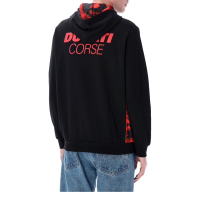 mikina DUCATI CORSE (černá,červená)