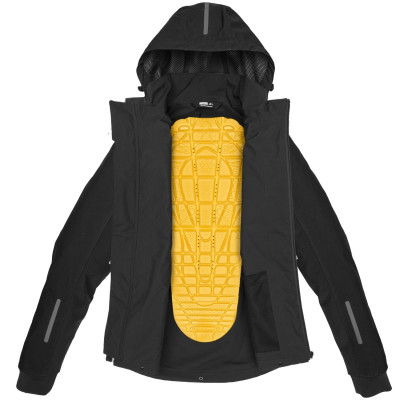 bunda HOODIE H2OUT, SPIDI (černá/antracit)