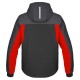 bunda HOODIE H2OUT, SPIDI (černá/antracit/červená)