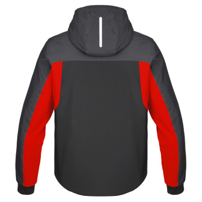 bunda HOODIE H2OUT, SPIDI (černá/antracit/červená)