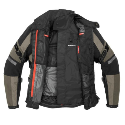 bunda 4SEASON EVO 2023, SPIDI (černá/vojenská zelená)