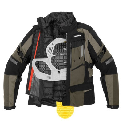 bunda 4SEASON EVO 2023, SPIDI (černá/vojenská zelená)