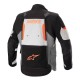 bunda HALO DRYSTAR, ALPINESTARS (světle šedá/tmavě šedá/černá/červená fluo) 2025
