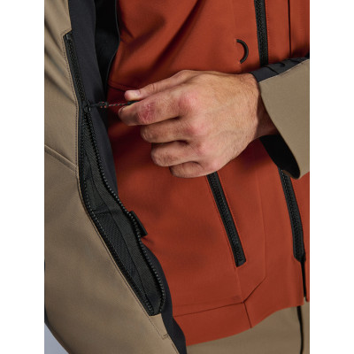 bunda AMT-8 STRETCH DRYSTAR XF, ALPINESTARS (hnědá/oranžová/černá) 2026