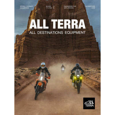 bunda AMT-8 STRETCH DRYSTAR XF, ALPINESTARS (hnědá/oranžová/černá) 2026