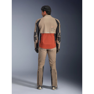 bunda AMT-8 STRETCH DRYSTAR XF, ALPINESTARS (hnědá/oranžová/černá) 2026