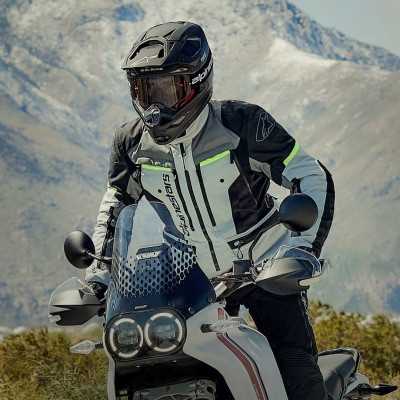 bunda BOGOTA PRO DRYSTAR, ALPINESTARS (šedá/tmavě šedá/černá/žlutá fluo) 2025