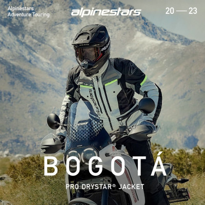 bunda BOGOTA PRO DRYSTAR, ALPINESTARS (šedá/tmavě šedá/černá/žlutá fluo) 2025