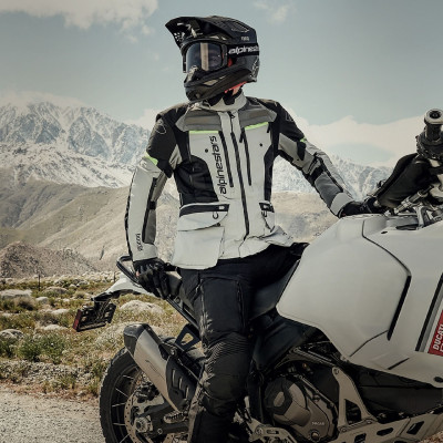 bunda BOGOTA PRO DRYSTAR, ALPINESTARS (šedá/tmavě šedá/černá/žlutá fluo) 2025