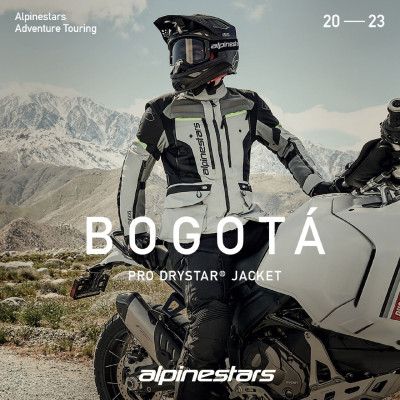 bunda BOGOTA PRO DRYSTAR, ALPINESTARS (šedá/tmavě šedá/černá/žlutá fluo) 2025