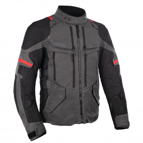 bunda ROCKLAND DRY2DRY™, OXFORD ADVANCED (šedá/černá/červená)