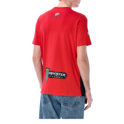 triko DUCATI CORSE - MONSTER ENERGY (černá, červená)