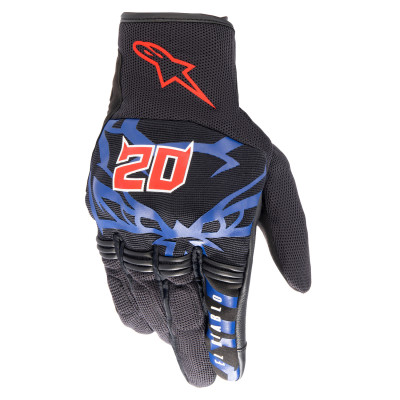 rukavice COPPER FQ20 kolekce, ALPINESTARS (černá/červená/modrá/bílá) 2026