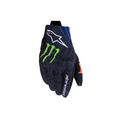 rukavice REEF V2 FQ20 kolekce, ALPINESTARS (černá/červená fluo/modrá/zelená) 2026