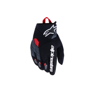 rukavice DURACK, ALPINESTARS (tmavě šedá/červená) 2026