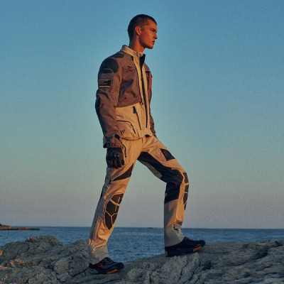 bunda AMT-10R DRYSTAR XF, ALPINESTARS (písková/černá/oranžová) 2025