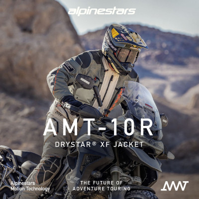 bunda AMT-10R DRYSTAR XF, ALPINESTARS (písková/černá/oranžová) 2025