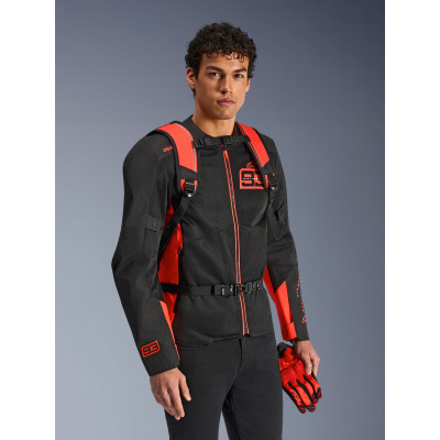 batoh AMP-3 MM93 kolekce, ALPINESTARS (červená fluo/červená/černá, objem 17 l) 2026