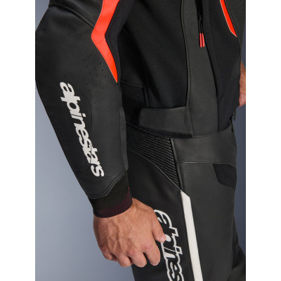 bunda GP FORCE V2, ALPINESTARS (černá/červená fluo/bílá) 2026