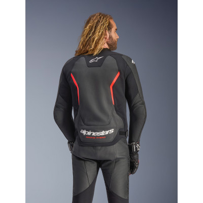 bunda GP FORCE V2, ALPINESTARS (černá/červená fluo/bílá) 2026