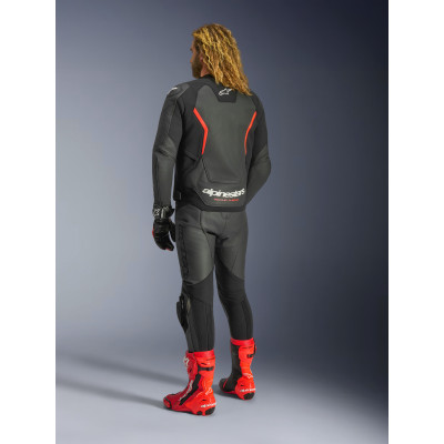 bunda GP FORCE V2, ALPINESTARS (černá/červená fluo/bílá) 2026