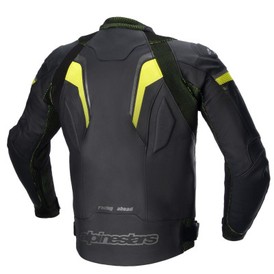 bunda GP PLUS R RIDEKNIT, TECH-AIR 5 kompatibilní, ALPINESTARS (černá/žlutá fluo)