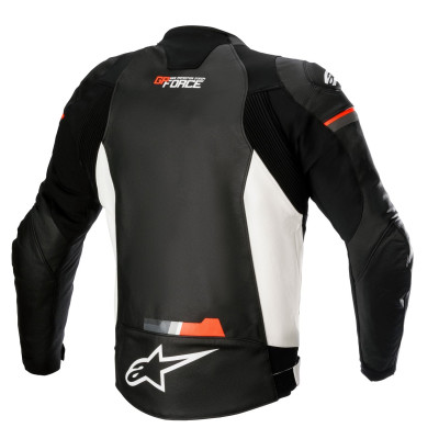bunda GP FORCE, ALPINESTARS (černá/bílá/červená fluo) 2025