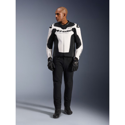 bunda GP FORCE V2, ALPINESTARS (bílá/černá) 2026