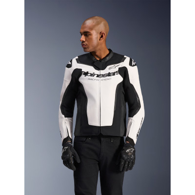 bunda GP FORCE V2, ALPINESTARS (bílá/černá) 2026