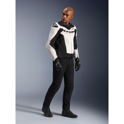 bunda GP FORCE V2, ALPINESTARS (bílá/černá) 2026