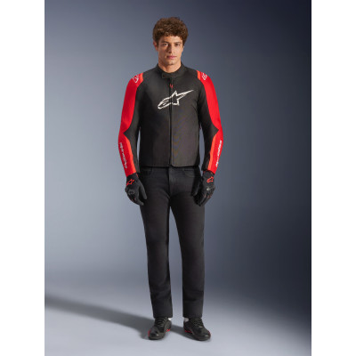 bunda T-SPS 2 WATERPROOF, ALPINESTARS (červená/černá/bílá) 2026