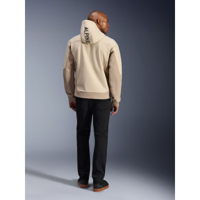 bunda RADIUM TECH HOODIE, ALPINESTARS (písková/hnědá) 2026