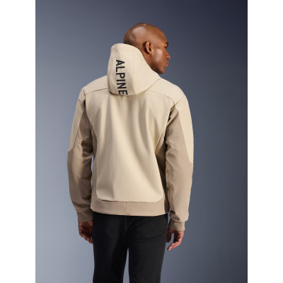 bunda RADIUM TECH HOODIE, ALPINESTARS (písková/hnědá) 2026