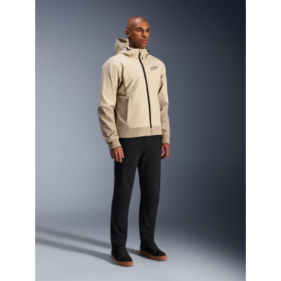 bunda RADIUM TECH HOODIE, ALPINESTARS (písková/hnědá) 2026